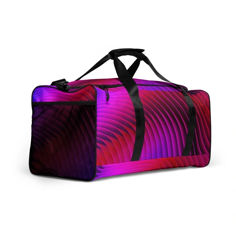 Duffel Bag Max Storage Space, Bright Colorful Design. Durable.